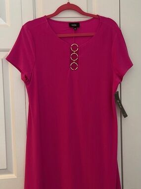 Women’s MSK Dress, size XL, hot pink, fuchsia, NWT